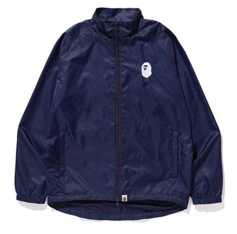 Bape Jacket Navy Grailed