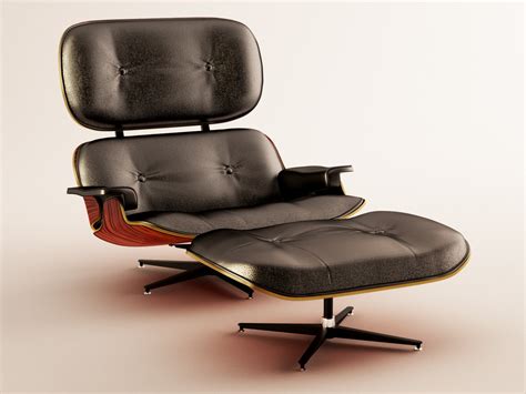 Eames Lounge Chair Ottoman 3d Models In Chair 3dexport