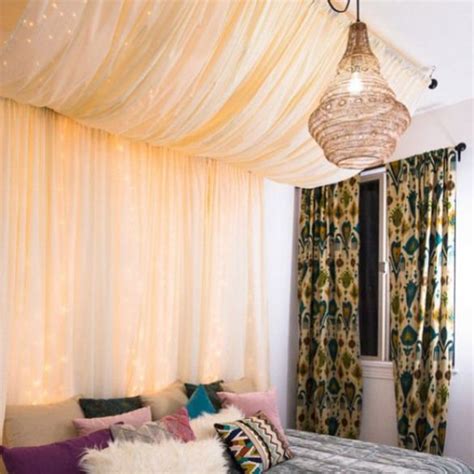 Fairy lights are a perfect way of brightening up the inside or outside of your house, especially if you are hosting a dinner or party! DIY Fairy Lights Canopy. Make this fairy lights canopy for ...