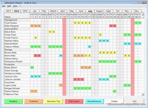 Attendance Tracker Excel Screen Attendance Tracker Excel Templates