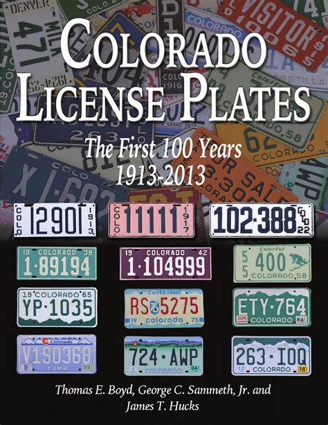 Colorado License Plates The First 100 Years By Tendril Press Issuu
