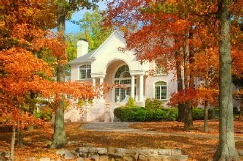 720p Free Download Autumn In Countryside Colorful House Fall