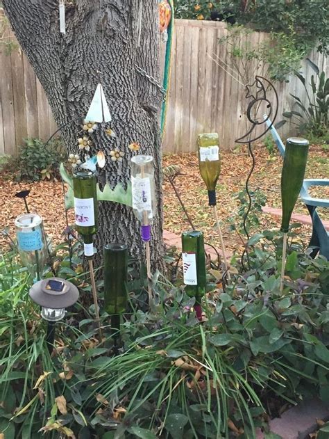27 Diy Wine Bottle Ideas For The Garden A Green Hand