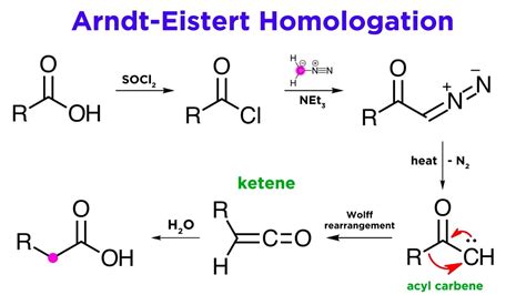 Diazomethane Synthesis And Applications Arndt Eistert Homologation