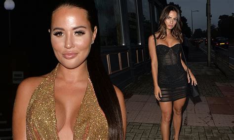 Towie S Yazmin Oukhellou Nicole Bass And Bobby Norris Dress To Impress For Lavish Dinner