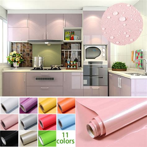 Kitchen Cupboard Drawer Liner Cover Self Adhesive Pvc Wall Sticker
