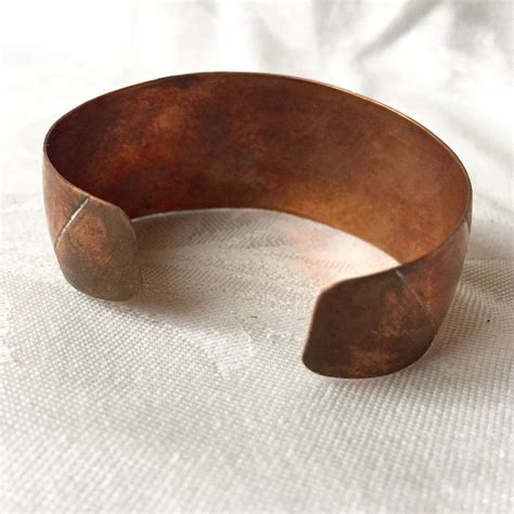 Copper Cuff Bracelet Fabulous Vintage Chunky Copper Cuff Bracelet