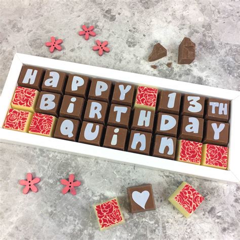 Check spelling or type a new query. personalised birthday chocolate gift box by chocolate by ...