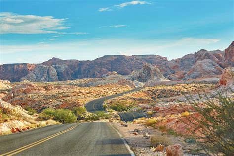Valley Of The Fire National Park Nevada Usa Stock Image Image Of