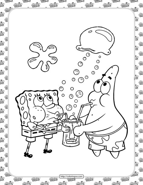 Patrick Spongebob Coloring Pages Spongebob And Patrick Coloring Images And Photos Finder