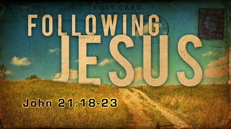 Following Jesus (John 21:18-23) - YouTube