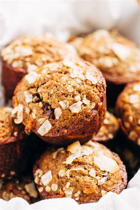 Super Moist And Healthy Carrot Cake Muffins Recipe