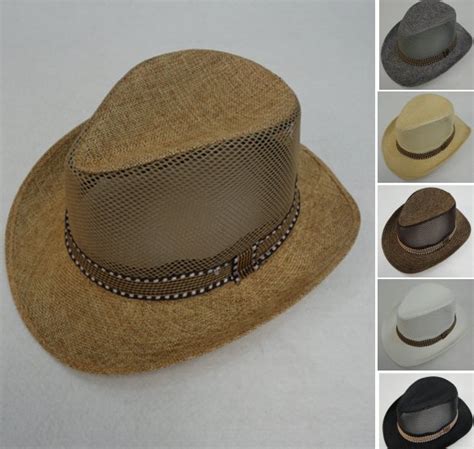 Smaller Brim Cowboy Hat Mesh Sides