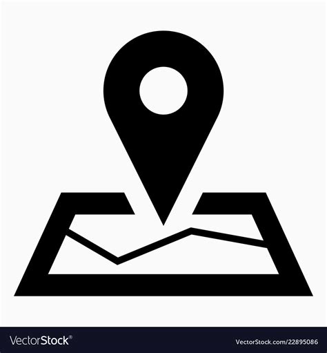 Map Icon Royalty Free Vector Image Vectorstock