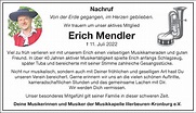 Traueranzeigen von Erich Mendler | trauer-im-allgaeu.de