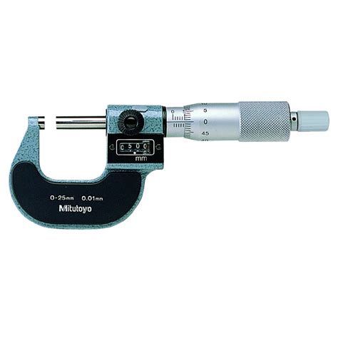 Mitutoyo Digital Outside Micrometers Range 0 25 Mm Fnengineering