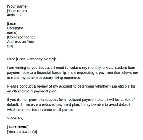 9 Financial Hardship Letter Templates Download For Free Sample Templates