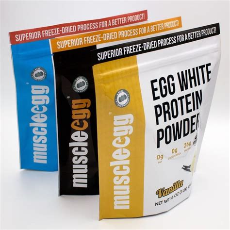 Muscleegg Liquid Egg Whites Powder Egg Whites Flavored Plain