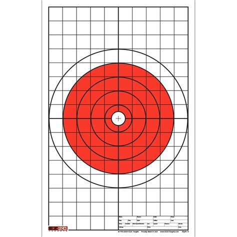 Rifle Paper Targets Pistol Paper Targets EZ2CTARGETS We Make