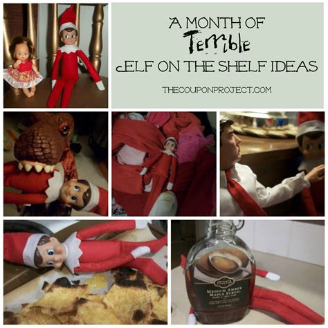 i suck at elf on the shelf a month of terrible ideas