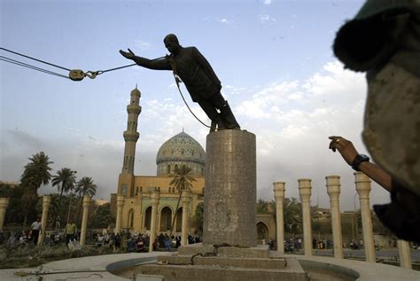 This Day On Today In 2003 Saddam Hussein Statue Topples