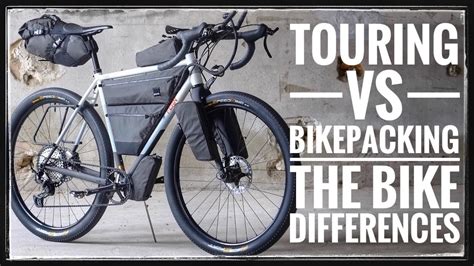 What Is The Actual Difference Touring Vs Bikepacking Bikes Youtube