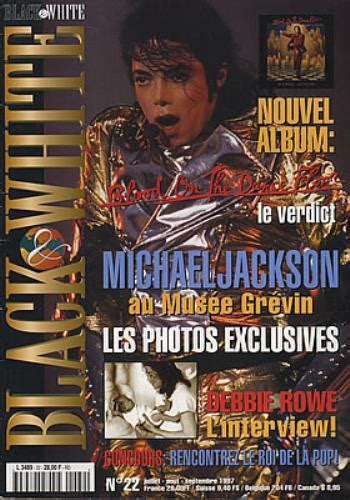 Michael Jackson Black And White French Magazine 373704 July September 1997