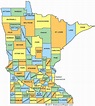 Minnesota County Map - MN Counties - Map of Minnesota