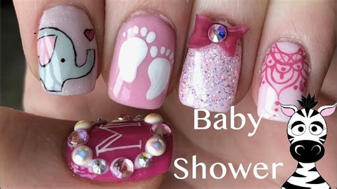 Baby Shower Girl Nails Baby Shower Ideas