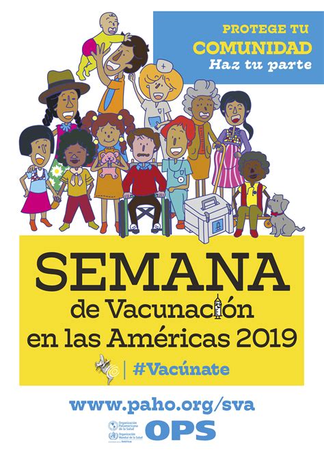 Personas entre 50 y 59 años; Semana de Vacunación en las Américas: Campañas Pasadas ...