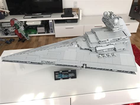 Finished The 10030 Imperial Star Destroyer What A Beauty Rlego