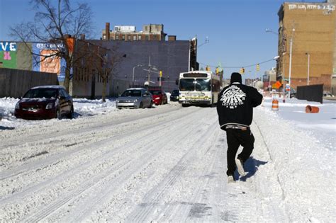 20 Photos Walking Downtown Following Detroits Historic Snowfall