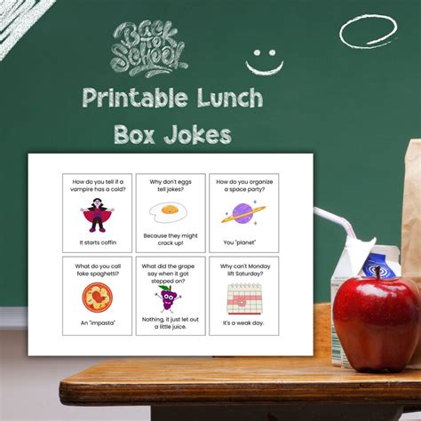 lunchbox jokes printable lunch box notes lunchbox cards etsy