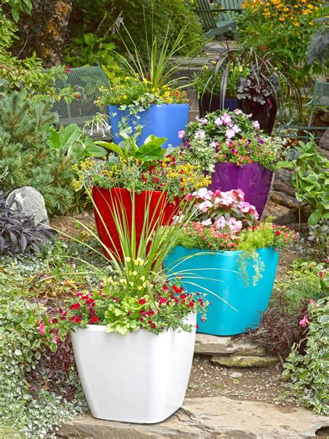 Large Square Planters Self Watering Rolling Planter
