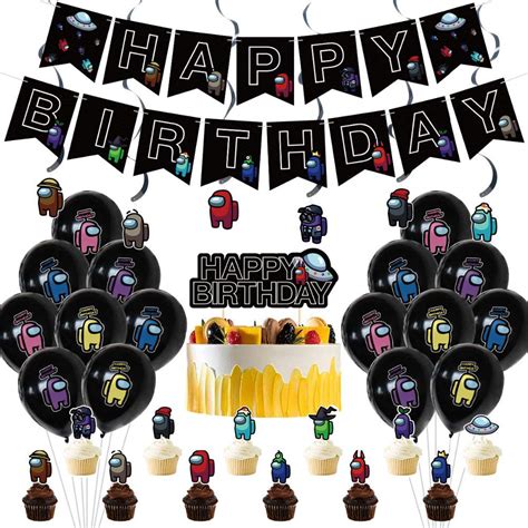 Buy Among Uss Happy Birthday Party Decorations Setlatex Balloon
