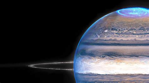 Jupiters Aurora And Rings In 4k Detected By James Webb Telescope Jwst
