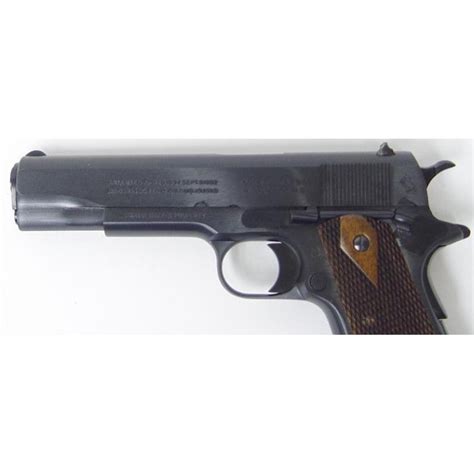 Colt 1911 Reissue 45 Acp Caliber Pistol Wwi Black Army Re Issue With