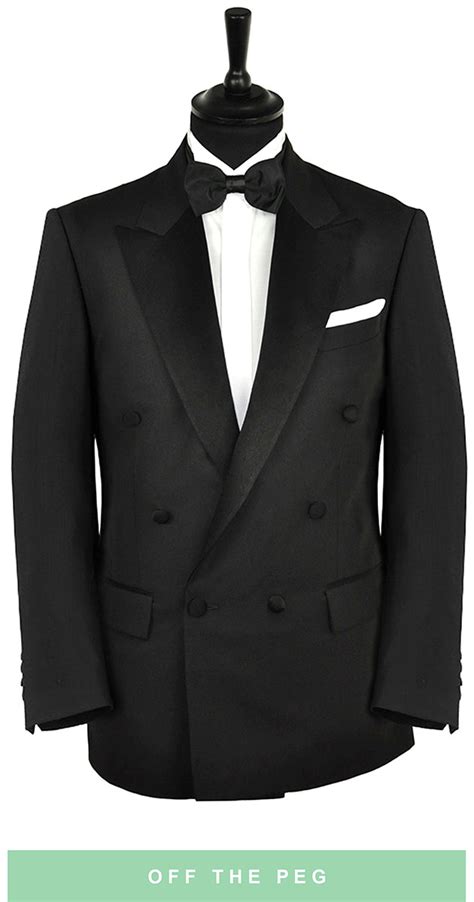 Black Double Breasted Tuxedo Formal Tailor