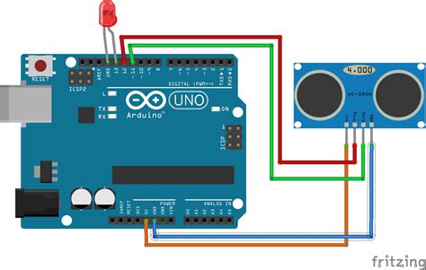 Techforever How To Do Ultrasonic Sensor With Buzzer Using Arduino My