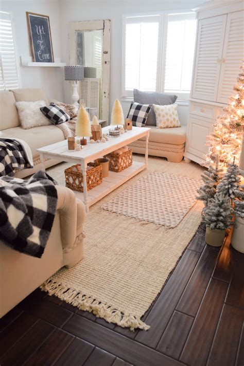 Cozy Cottage Winter Living Room Decorating Ideas Fox Hollow Cottage