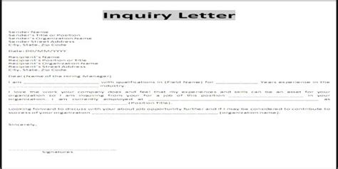 Letter of inquiry sample for class 12 with answers cbse pdf. Types of Inquiry Letter - QS Study