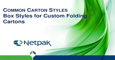 Common Carton Styles Box Styles For Custom Folding Cartons Pdf Document