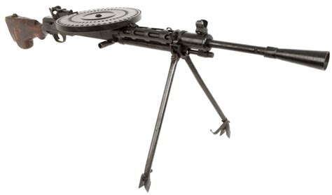 Deactivated Wwii Russian Dp28 Machine Gun Allied Deactivated Guns