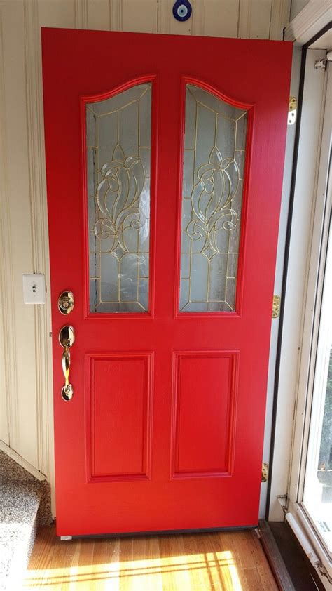 Positive Red Sherwin Williams Painted Front Doors Best