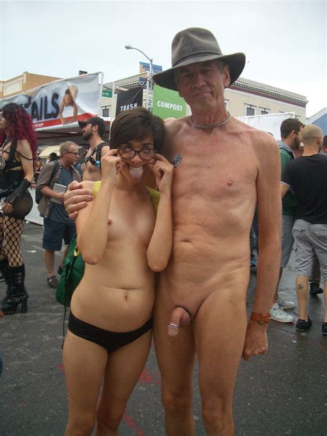 Naked At Folsom Street Fair Posing Naked With The Gir Flickr