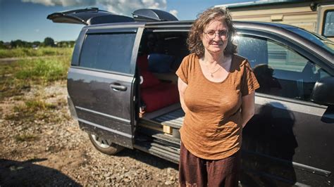 Solo Female Van Life Tour Of A Stealth Minivan Camper Build Youtube