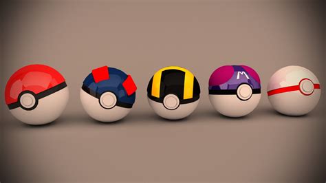 Small Collection Of Pokeballs By Imok2009 On Deviantart