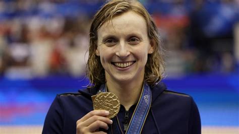 katie ledecky ties michael phelps record with her 15th career individual swimming world title