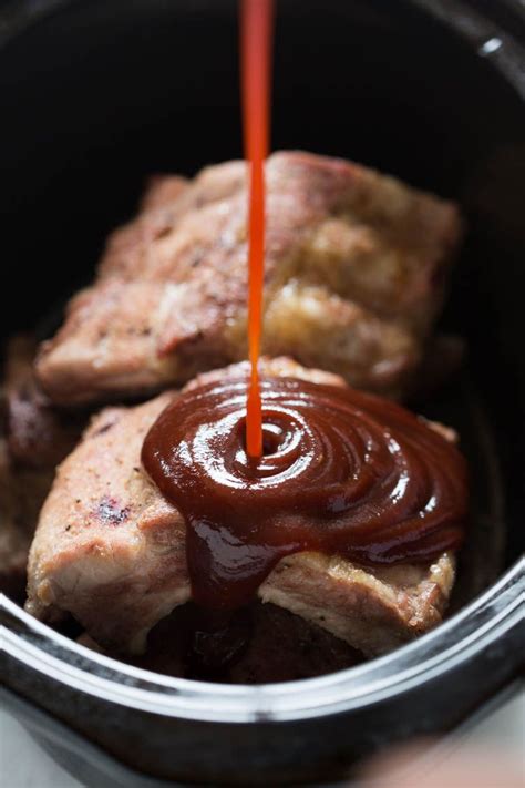 Used pork spare ribs and it was. Slow Cooker Ribs | Recipe | Slow cooker ribs, Slow cooker ...