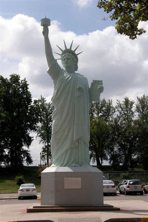 Replica Of The Statue Of Liberty Circa 1900 Historical Marker
